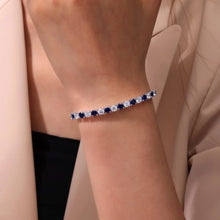 Load image into Gallery viewer, 11 CTW Classic Sapphire Tennis Bracelet