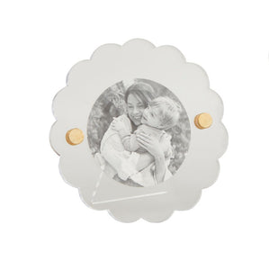 Scallop Acrylic Frame, 3 asst