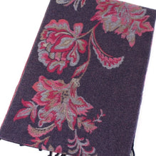Load image into Gallery viewer, Floral Heirloom Polyester Scarf - Navy
