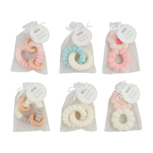 Shaped Silicone Teethers, 6 asst