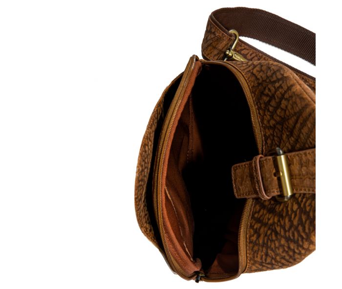 Sierra Falls Hair-on Hide Bucket Sling Bag