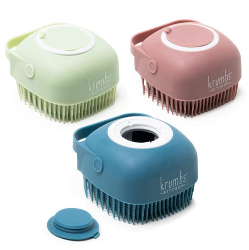 Krumbs Kitchen Silicone Dish Scrubber- 3 asst