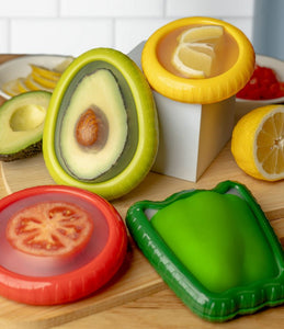 Silicone Produce Saver Pods, 4 asst.