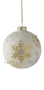 Snowflake Pattern Shape Ornaments