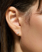 Load image into Gallery viewer, Sparkly Clover Stud Earrings Set