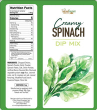 Load image into Gallery viewer, Creamy Spinach Dip Mix