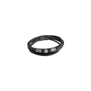 Black Multi-Strand Men's Bracelet