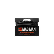 Load image into Gallery viewer, Black Multi-Strand Men&#39;s Bracelet
