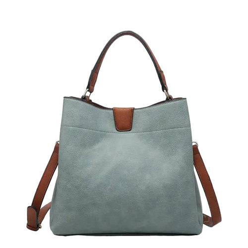 Tati Vegan Satchel- Teal