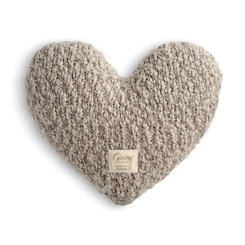 Taupe Giving Heart