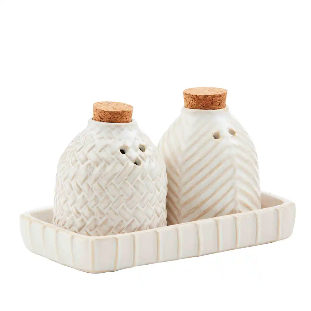 Textured Salt and Pepper Set