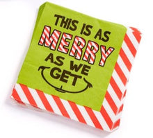 Load image into Gallery viewer, Grouchy Cocktail Napkins- 2 asst
