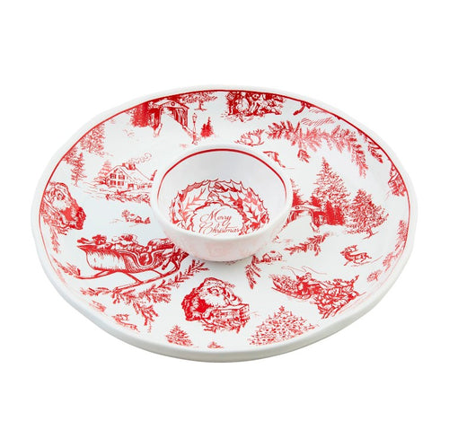 Toile Chip & Dip Bowl