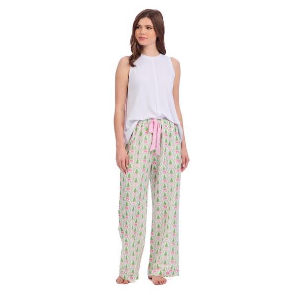 Tree & Bow Holiday Pajama Pants