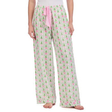Load image into Gallery viewer, Tree &amp; Bow Holiday Pajama Pants