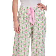 Load image into Gallery viewer, Tree &amp; Bow Holiday Pajama Pants