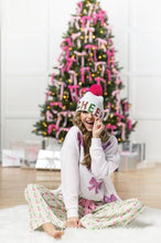Load image into Gallery viewer, Tree &amp; Bow Holiday Pajama Pants