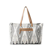 Load image into Gallery viewer, Tribal Spirit Adventure Weekender Bag In Off White