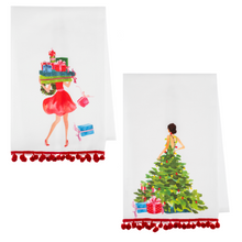 Load image into Gallery viewer, Holiday Glam Tea Towels Sets