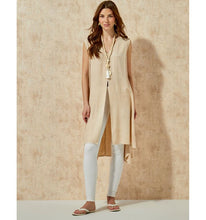 Load image into Gallery viewer, V Neck Tank Tunic-Sand