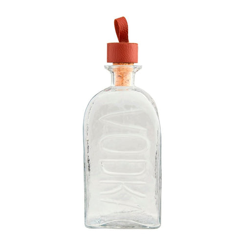 Vodka Glass Leather Decanter