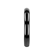 Load image into Gallery viewer, RAVEN Domed Black Tungsten Wedding Band
