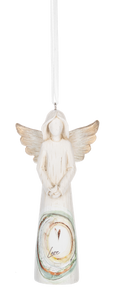 Watercolor Angel Ornament