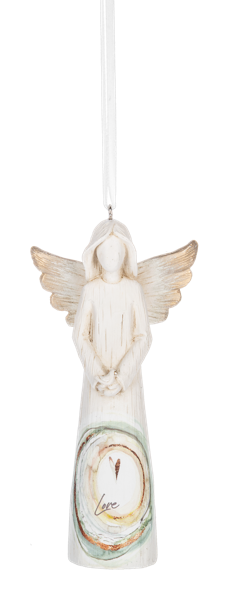 Watercolor Angel Ornament