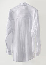 Load image into Gallery viewer, White Cotton Textured Blouse