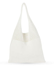 Load image into Gallery viewer, White Crochet Shoulder Bag