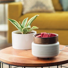 Load image into Gallery viewer, White Washed Bronze 2-In-1 Classic Fragrance Warmer