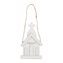 Load image into Gallery viewer, White Church Ornament