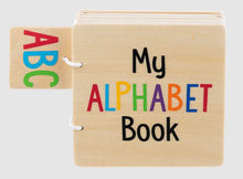 Load image into Gallery viewer, Wooden ABC Book