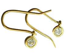 Load image into Gallery viewer, 10KT Gold Earrings with Lab-Created Diamonds (0.10 CTW)
