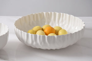 Mascali Bianca Collection - Extra Large Shallow Bowl