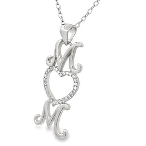 MOM Heart Necklace