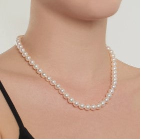 14K 6MM Freshwater Pearl Necklace