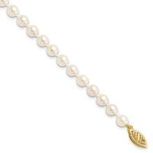 Load image into Gallery viewer, 14K 6MM Freshwater Pearl Necklace