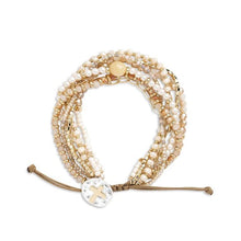 Load image into Gallery viewer, Your Journey Champagne Beaded Prayer Bracelet
