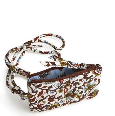 Marrakesh Vines Cream Zip Card Pouch Lanyard