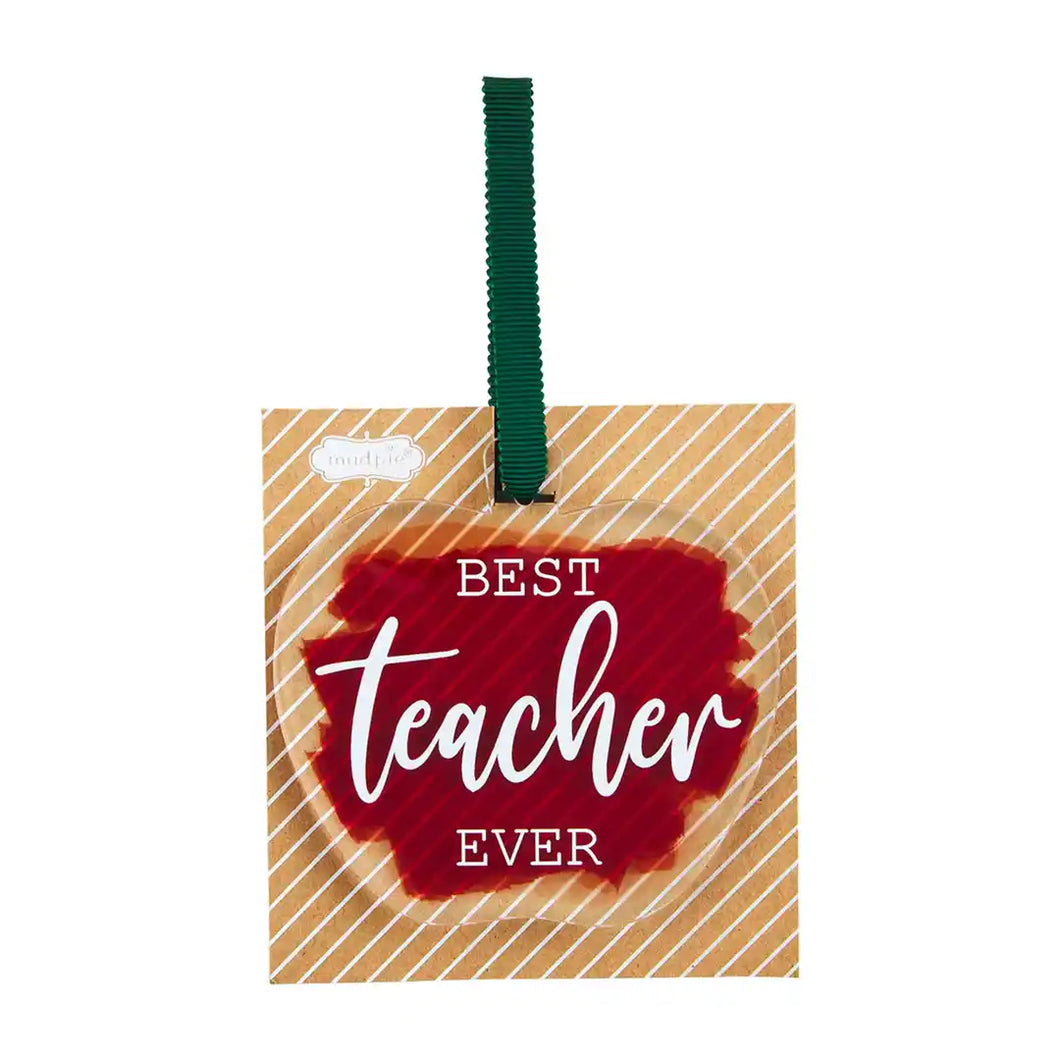 Acrylic Teacher Ornament