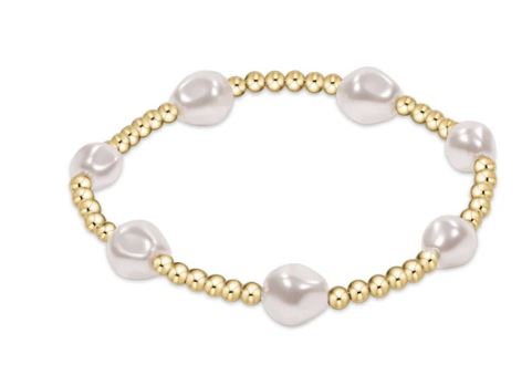 Pearl Admire Pattern 3mm Bead Bracelet