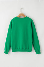 Load image into Gallery viewer, Chenille Embroidered Pullover Sweatshirt - Lucky