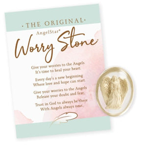 Angel Worry Stone, 3 Asst