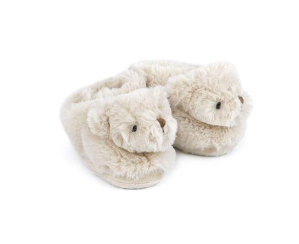 Tan Bear Slippers