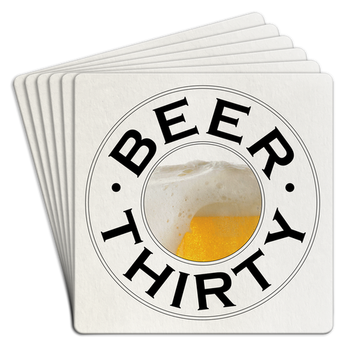Beer Thirty Paper Coaster 6 pk