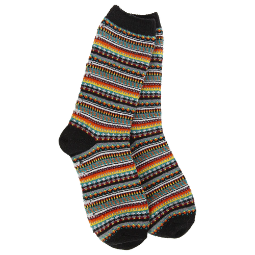 Weekend Ragg - Black Stripe Crew