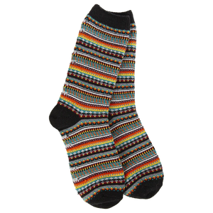Weekend Ragg - Black Stripe Crew