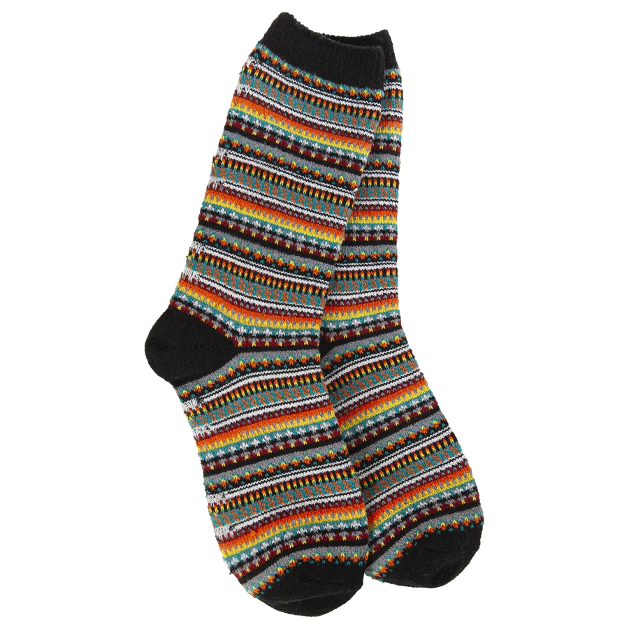 Weekend Ragg - Black Stripe Crew
