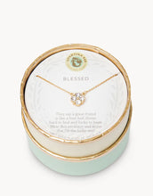 Load image into Gallery viewer, Sea La Vie Blessed Crystal Clover Necklace